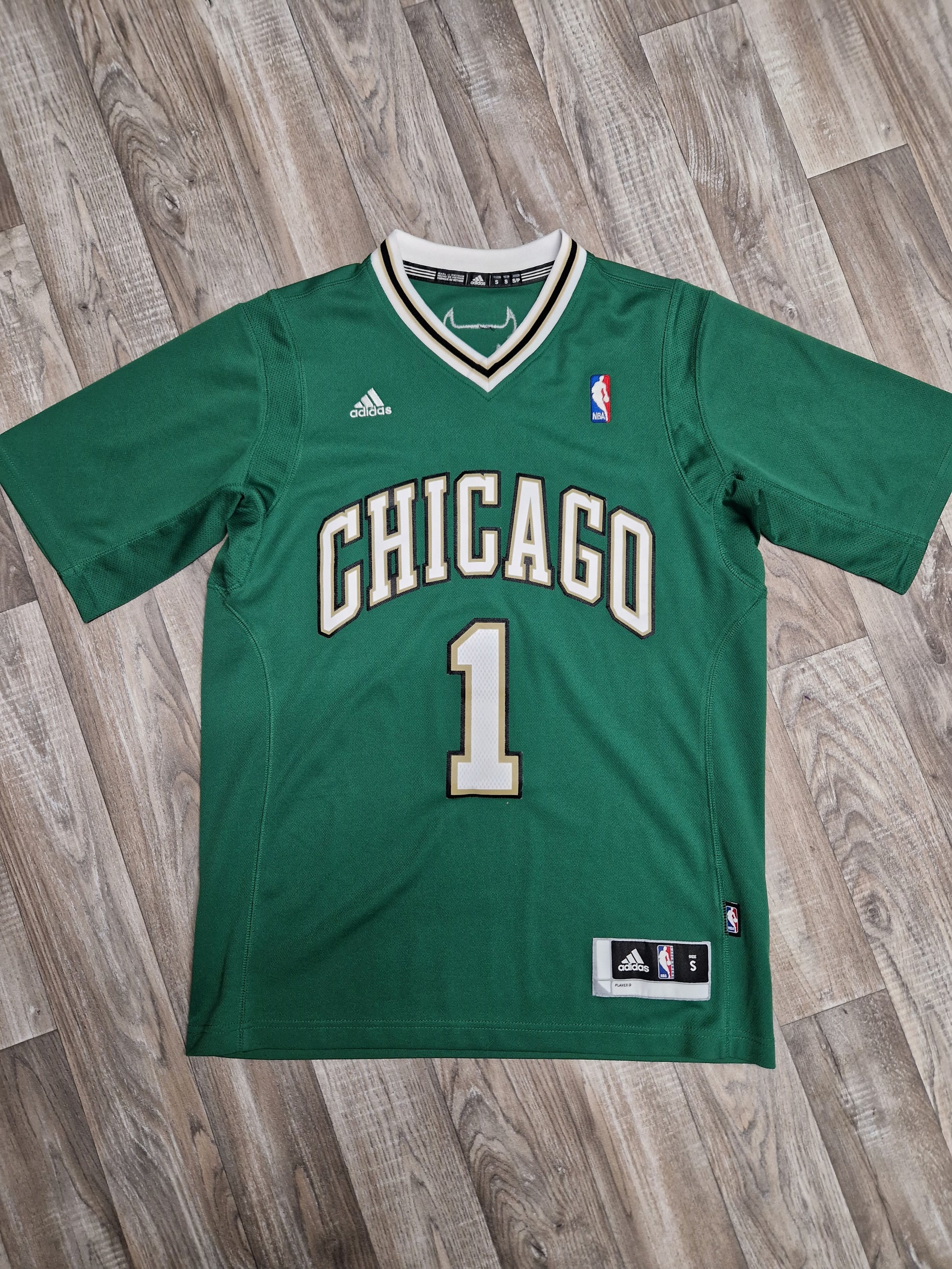 Rose Jersey Green Bulls Shirt Derrick Rose Chicago Bulls St