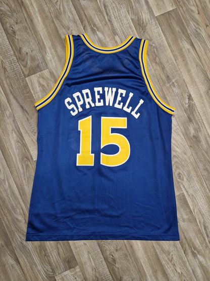 Latrell Sprewell Golden State Warriors Jersey Size XL