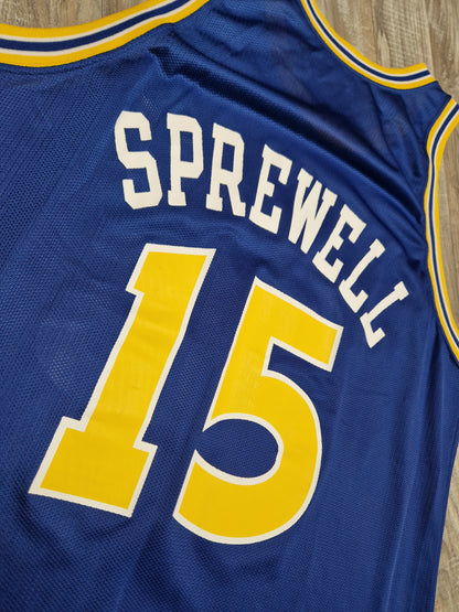 Latrell Sprewell Golden State Warriors Jersey Size XL