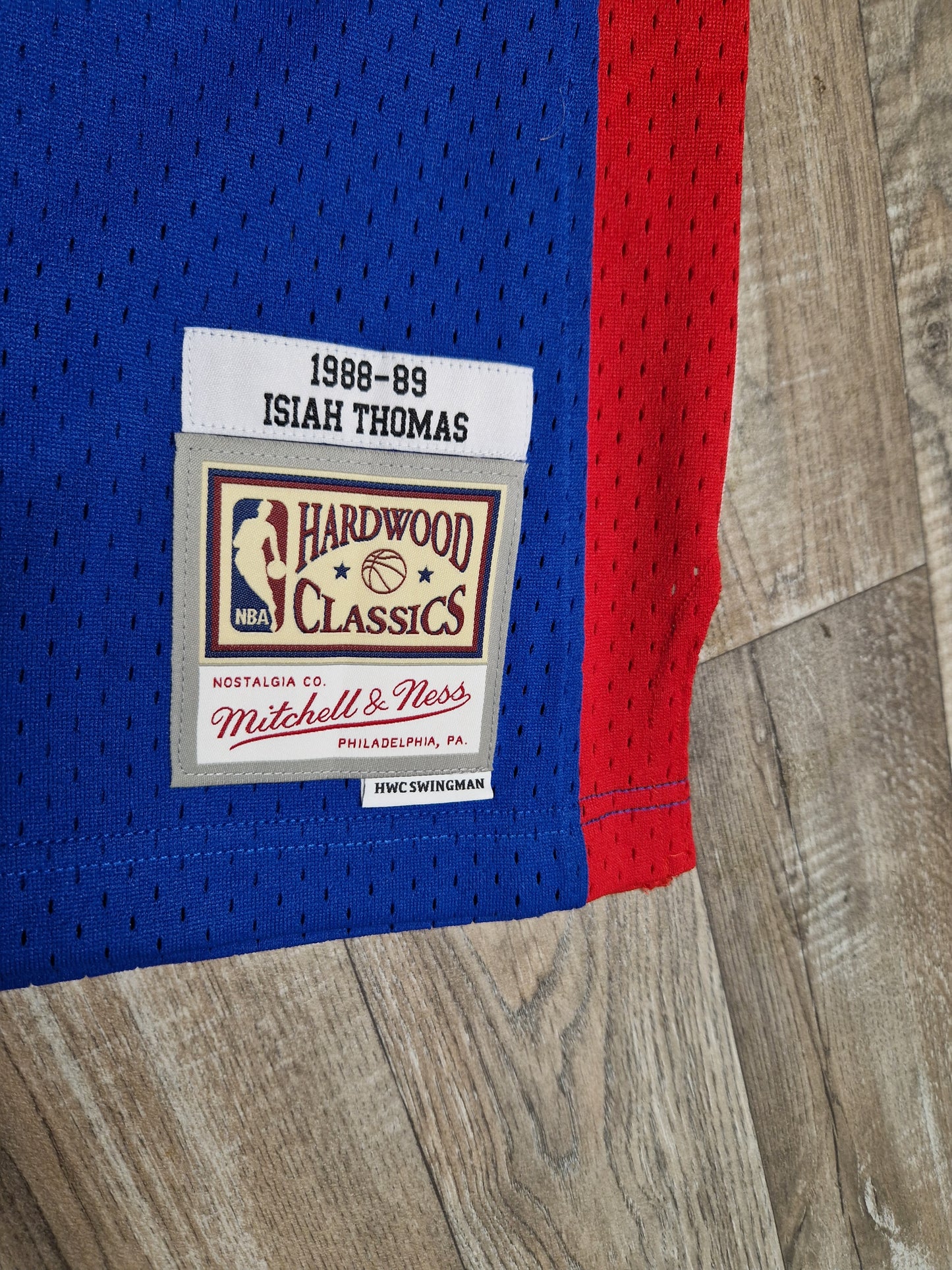 Isiah Thomas Detroit Pistons Jersey Size Medium