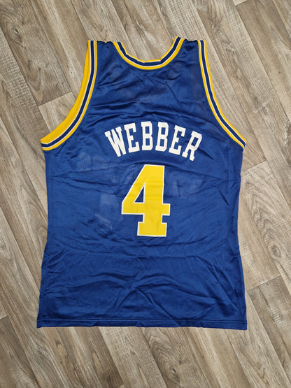 Chris Webber Golden State Warriors Jersey Size Large