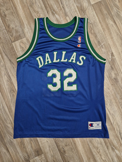 Jamal Mashburn Dallas Mavericks Jersey Size XL