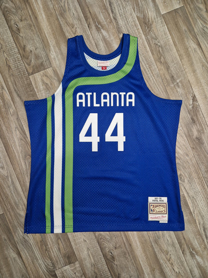 'Pistol' Pete Maravich Atlanta Hawks Jersey Size XL