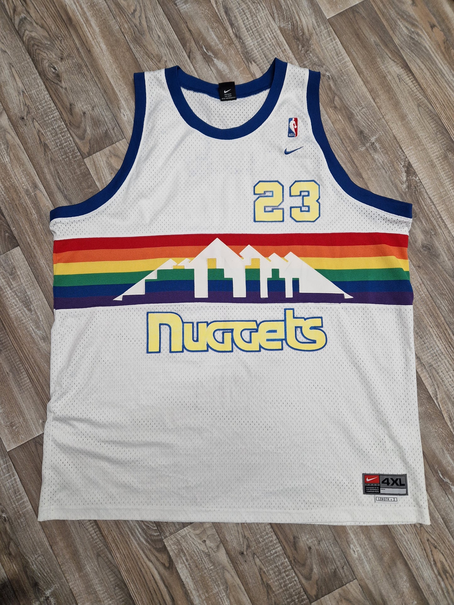 Marcus Camby Denver Nuggets Jersey Size 4XL