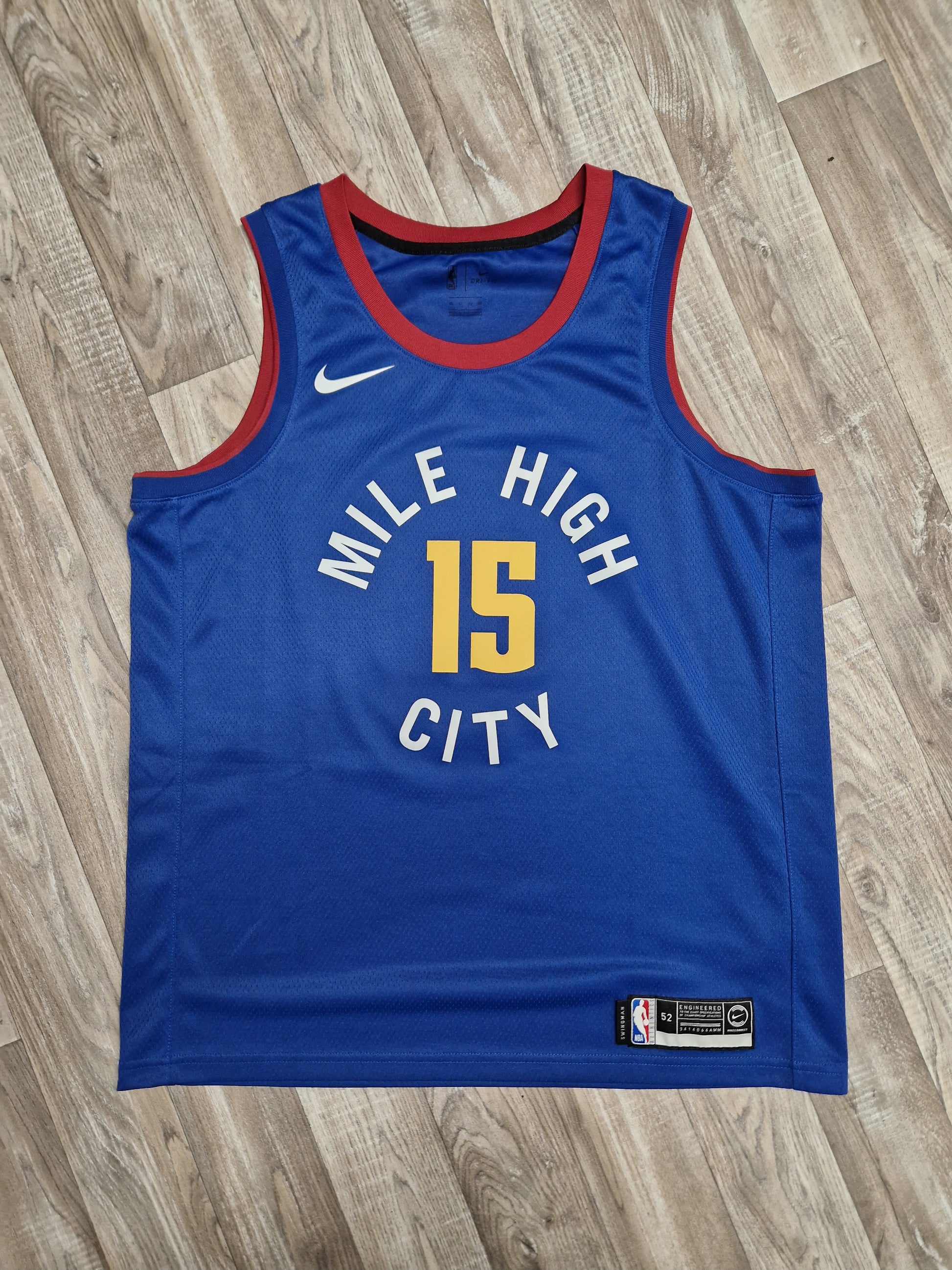 Nikola Jokic Denver Nuggets Jersey Size XL The Throwback Store