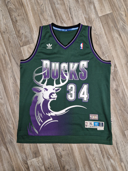 Ray Allen Milwaukee Bucks Jersey Size XL