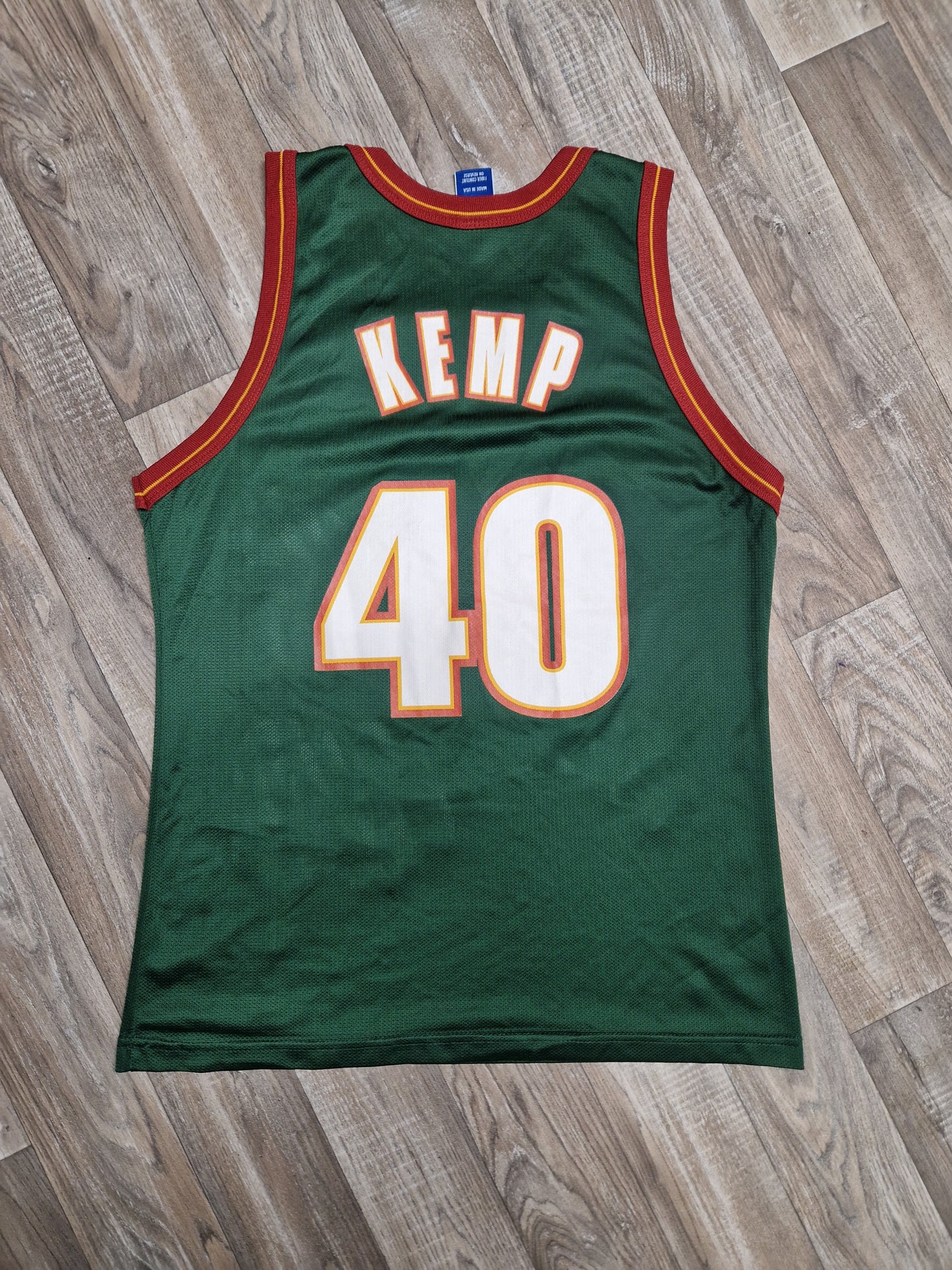 Shawn Kemp Seattle Supersonics Jersey Size Medium