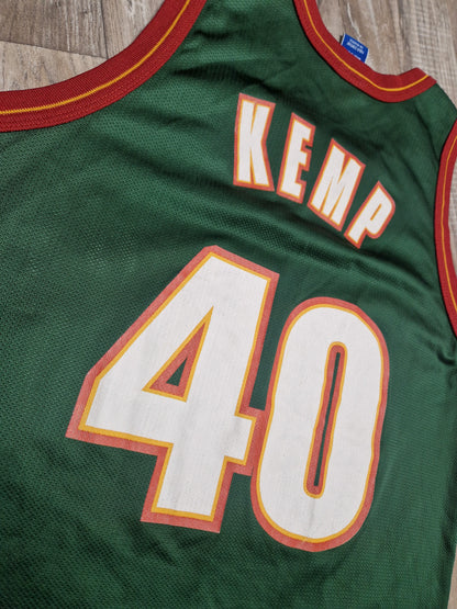 Shawn Kemp Seattle Supersonics Jersey Size Medium