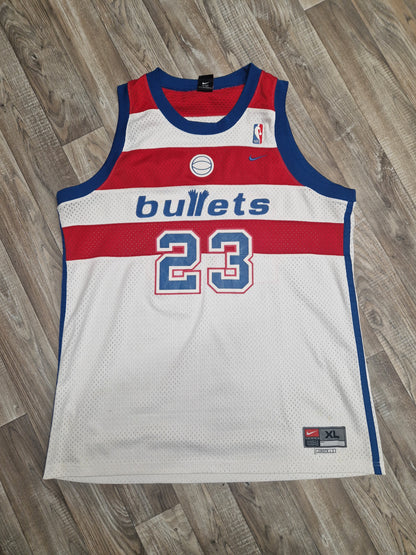 Michael Jordan Washington Bullets Jersey Size XL