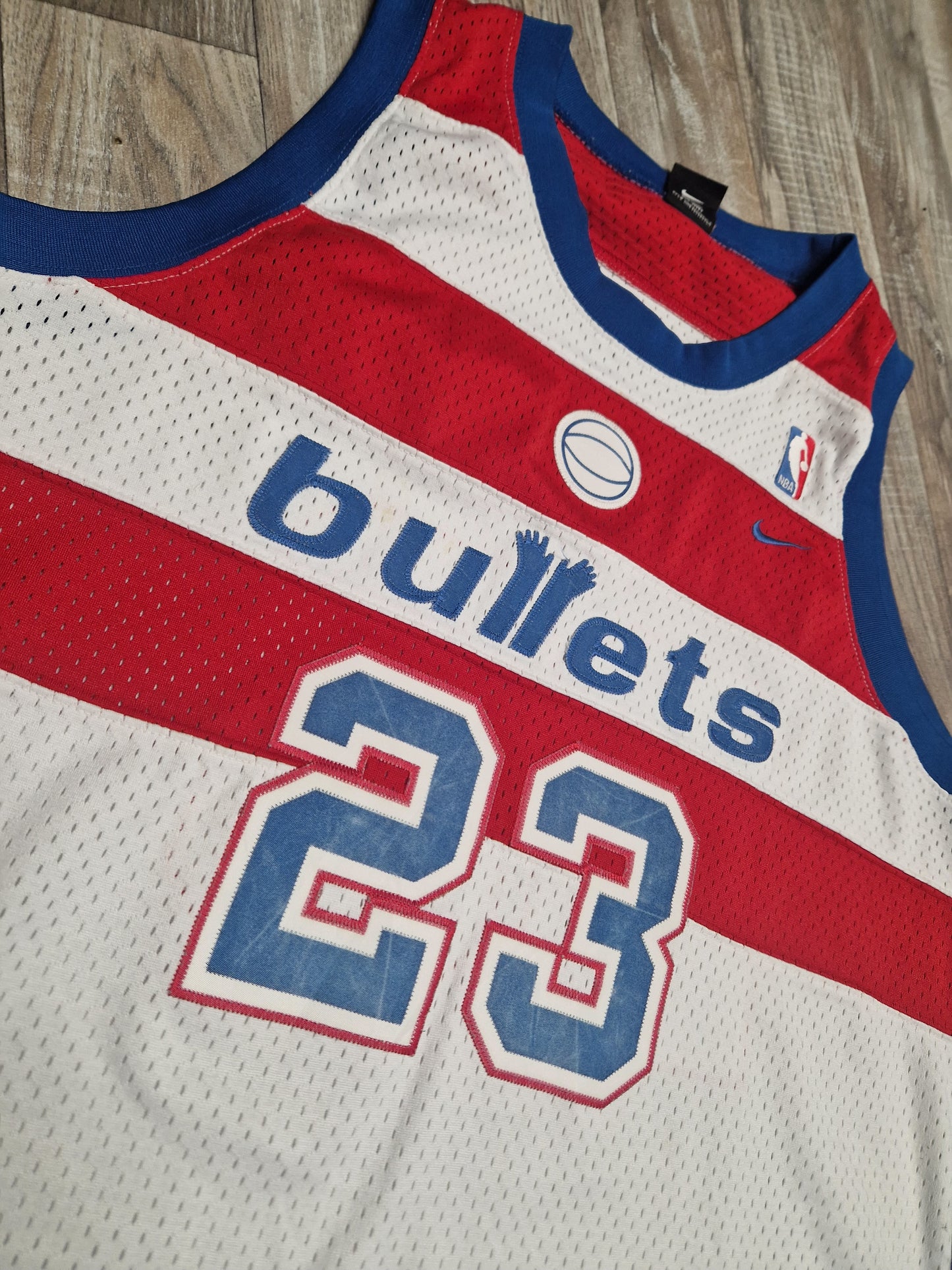 Michael Jordan Washington Bullets Jersey Size XL