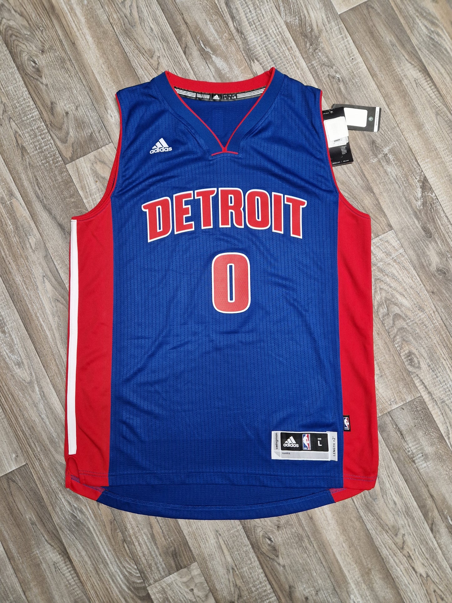 Andrei Drummond Detroit Pistons Jersey Size Large