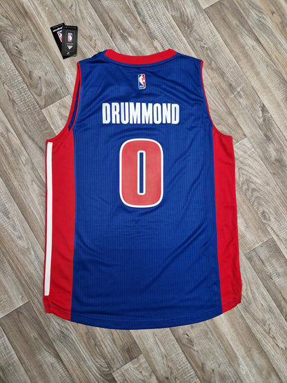 Andrei Drummond Detroit Pistons Jersey Size Large