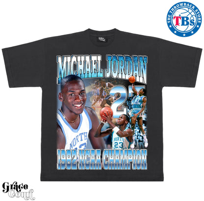 Michael Jordan North Carolina Grace Court T-Shirt