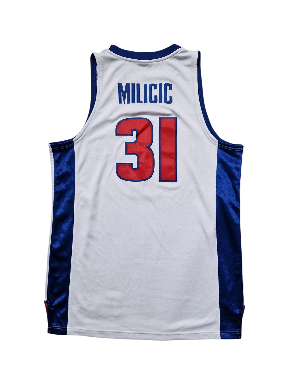 Darko Milicic Authentic Detroit Pistons Jersey Size Large