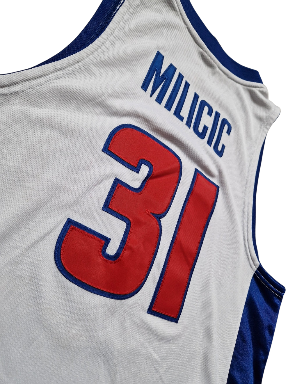 Darko Milicic Authentic Detroit Pistons Jersey Size Large