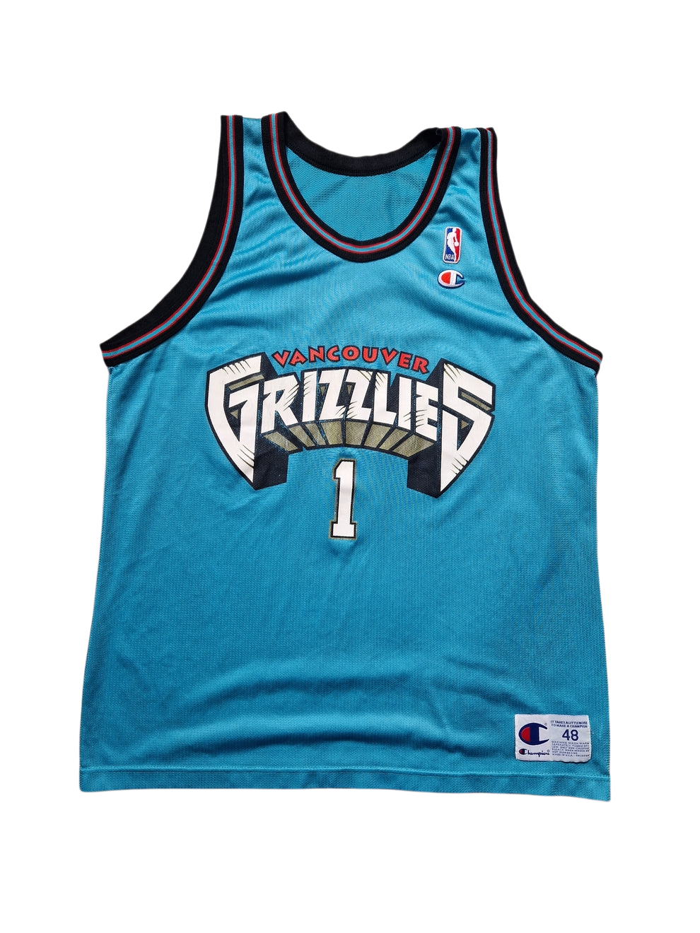 Vancouver Grizzlies Jersey Size XL