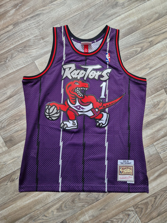 Tracy McGrady Toronto Raptors Jersey Size Large