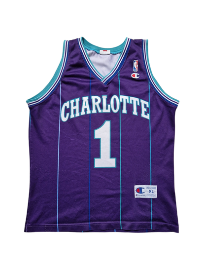 Muggsy Bogues Charlotte Hornets Jersey Size XL