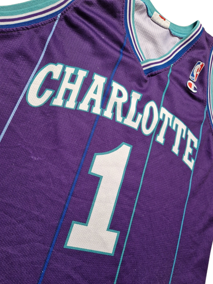 Muggsy Bogues Charlotte Hornets Jersey Size XL