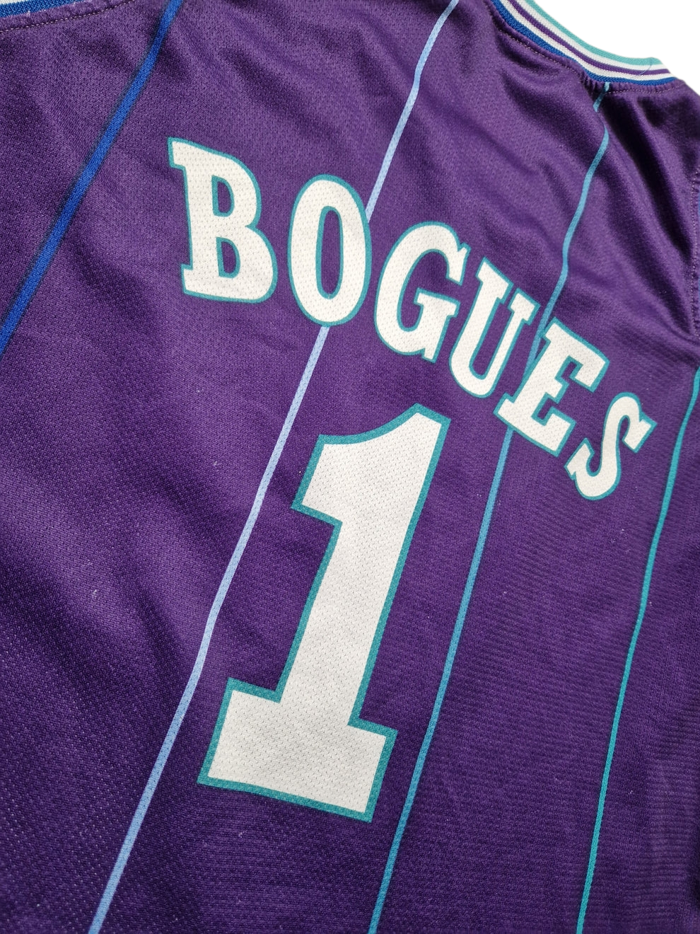 Muggsy Bogues Charlotte Hornets Jersey Size XL
