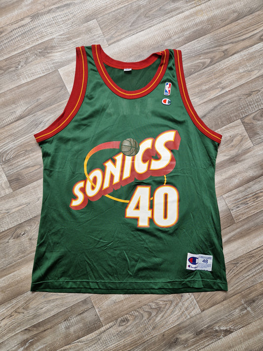 Shawn Kemp Seattle Supersonics Jersey Size XL