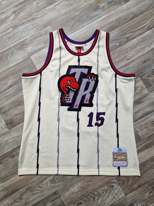 Vince Carter Toronto Raptors Chainstitch Jersey Size XL