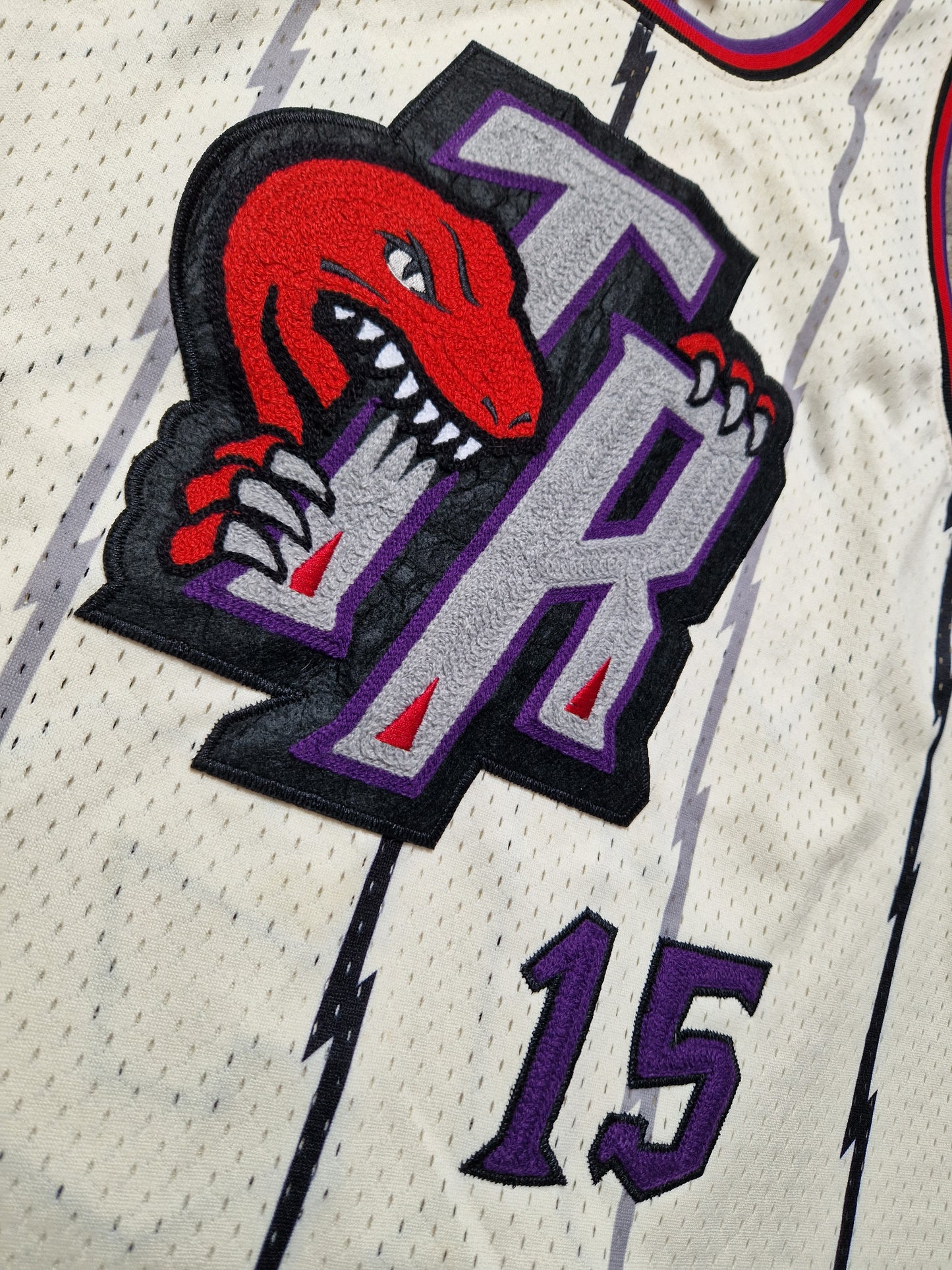 Vince Carter Toronto Raptors Chainstitch Jersey Size XL