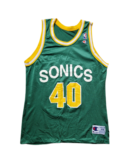 Shawn Kemp Seattle Supersonics Jersey Size Large