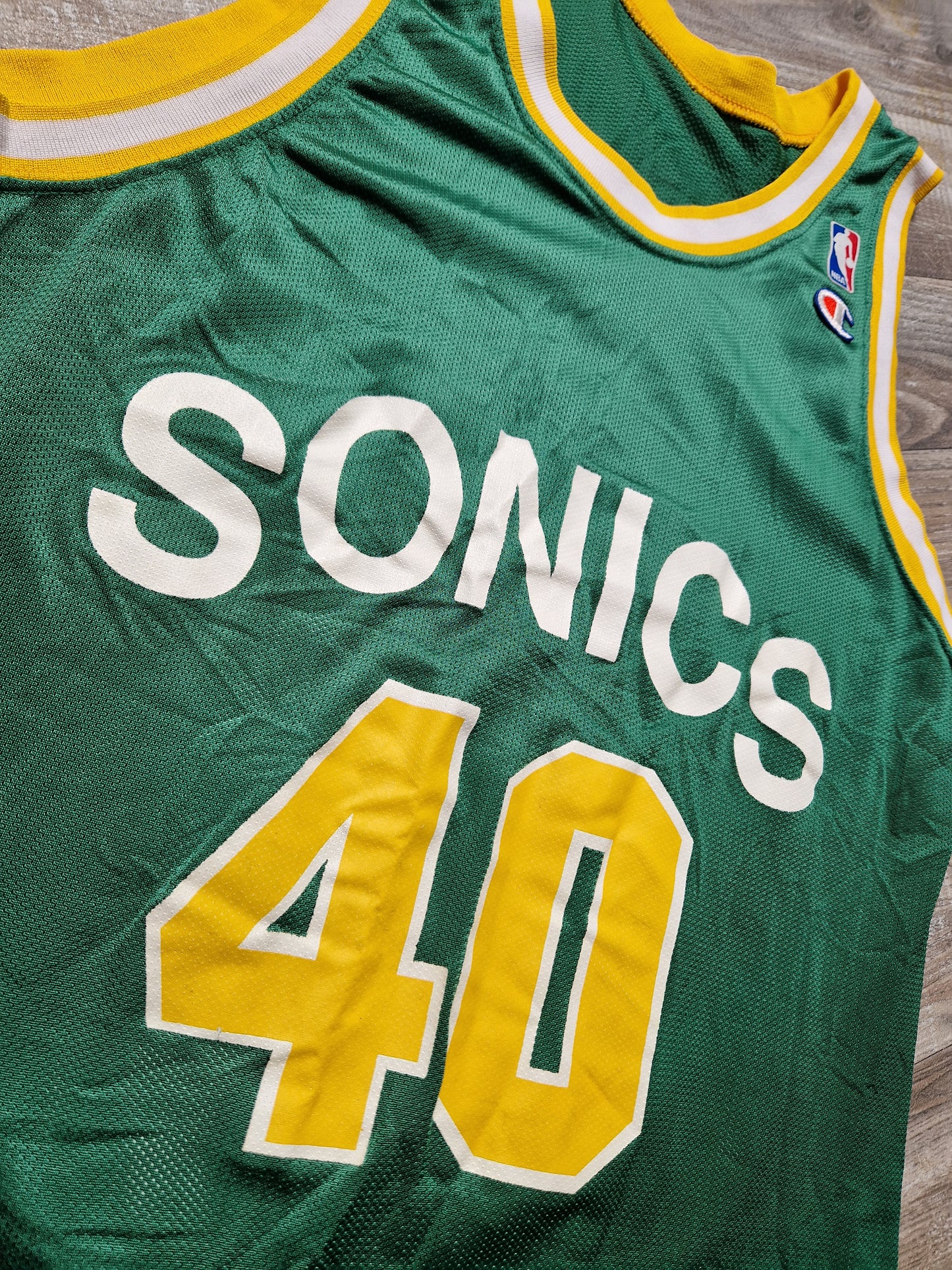 Shawn Kemp Seattle Supersonics Jersey Size Large