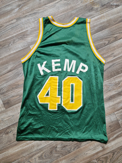 Shawn Kemp Seattle Supersonics Jersey Size Large