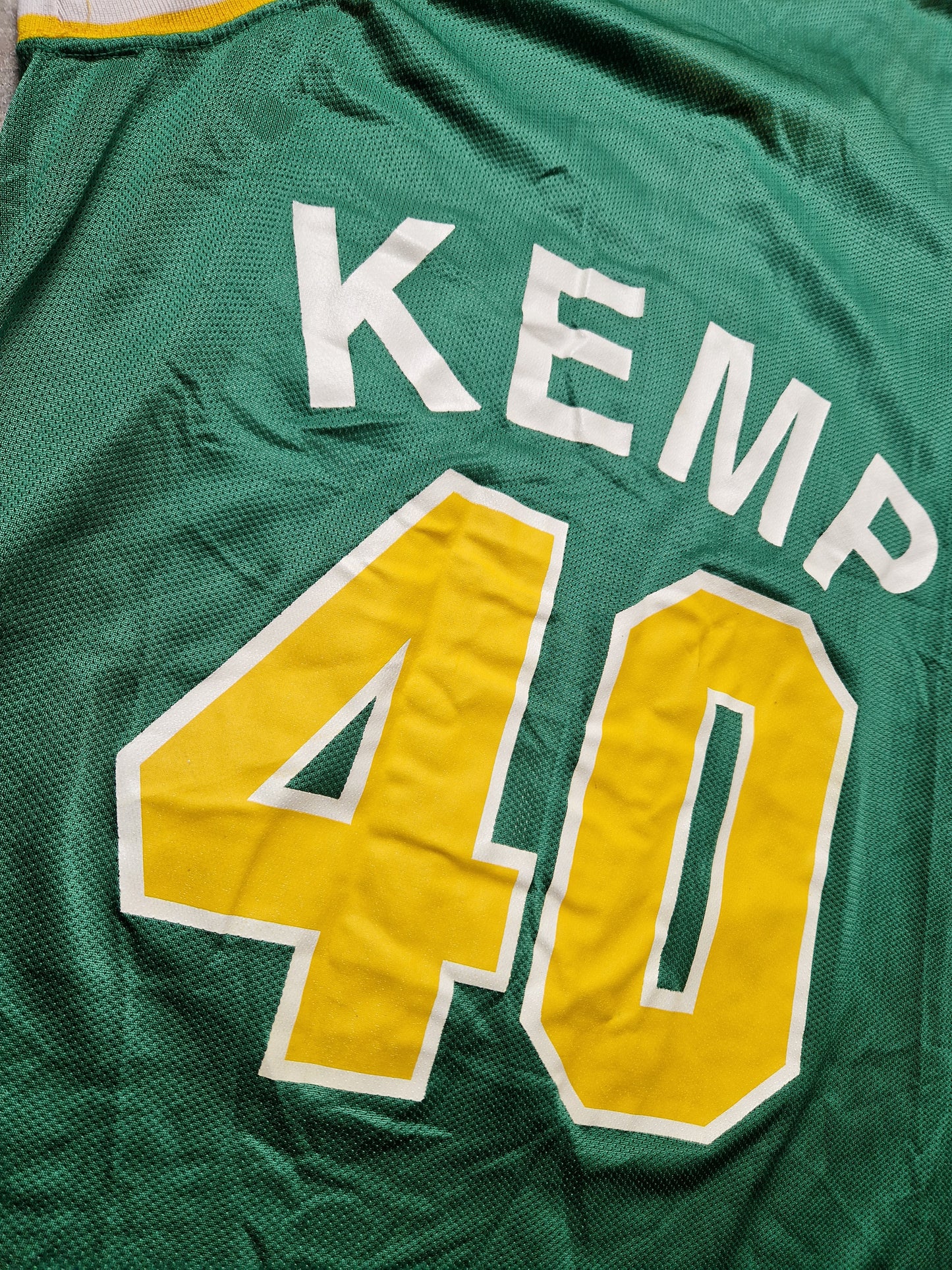 Shawn Kemp Seattle Supersonics Jersey Size Large