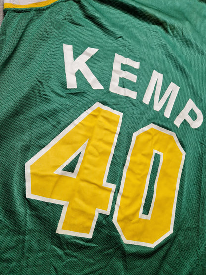 Shawn Kemp Seattle Supersonics Jersey Size Large