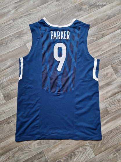 Tony Parker Authentic France Basketball Jersey Size Large
