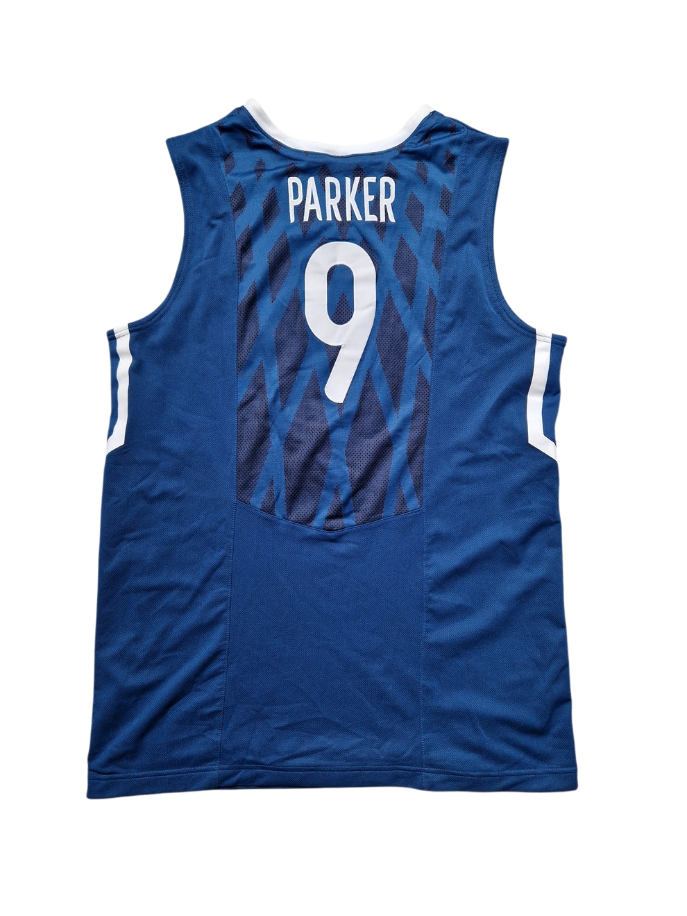 Tony Parker Authentic France Basketball Jersey Size Large