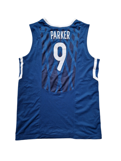 Tony Parker Authentic France Basketball Jersey Size Large