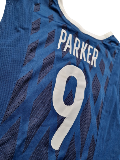 Tony Parker Authentic France Basketball Jersey Size Large