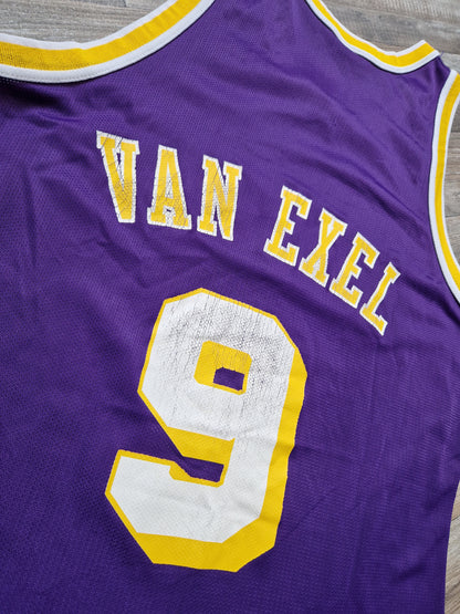 Nick Van Exel Los Angeles Lakers Jersey Size Large