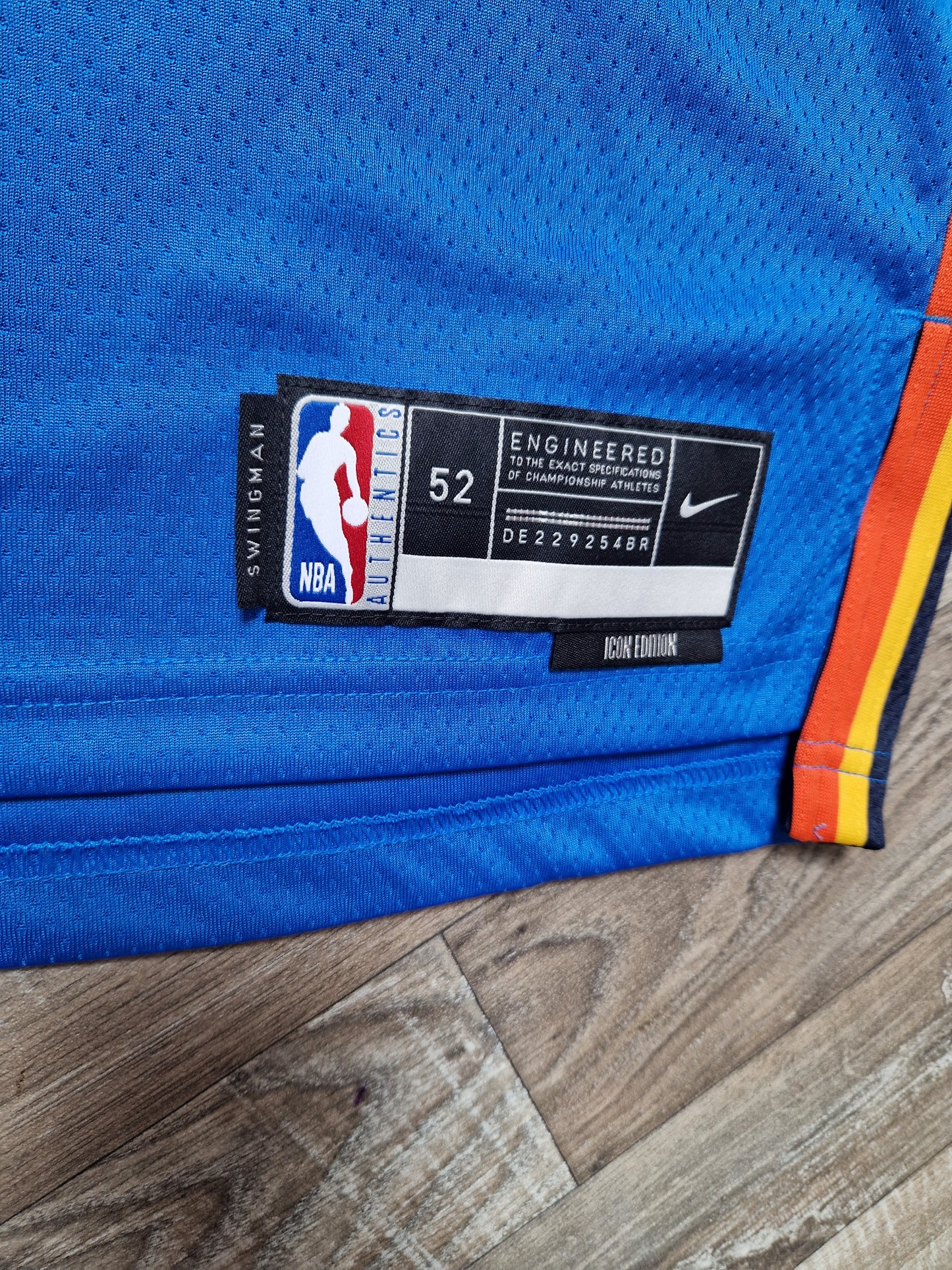 Luguentz Dort Oklahoma City Thunder Jersey Size XL
