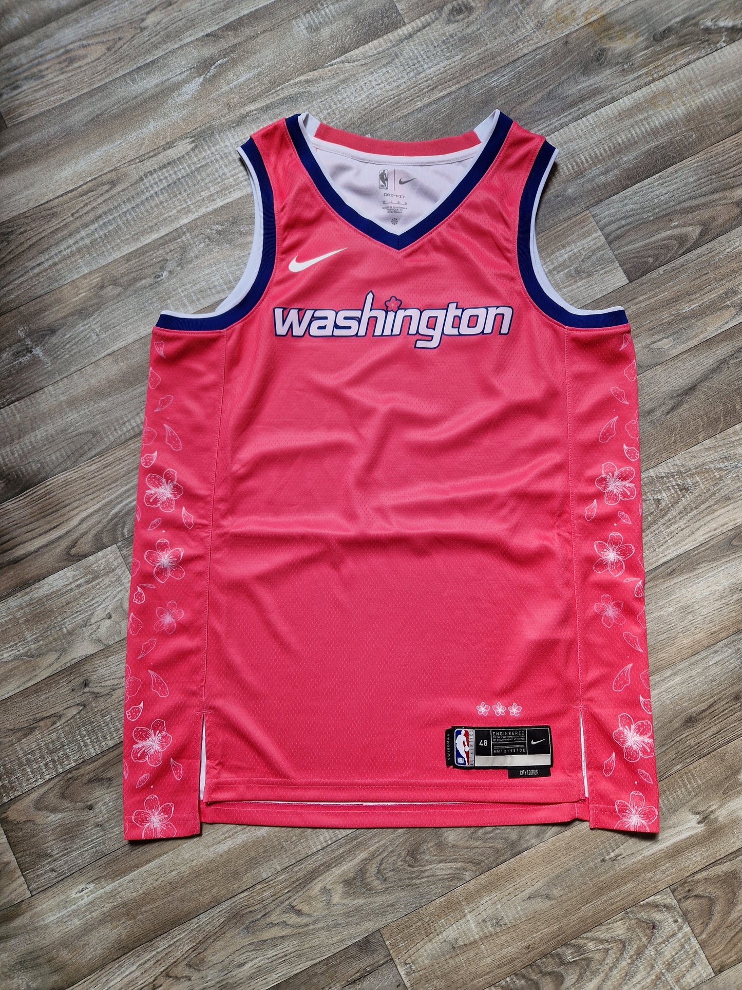 Washington Wizards Blank Jersey Size Large