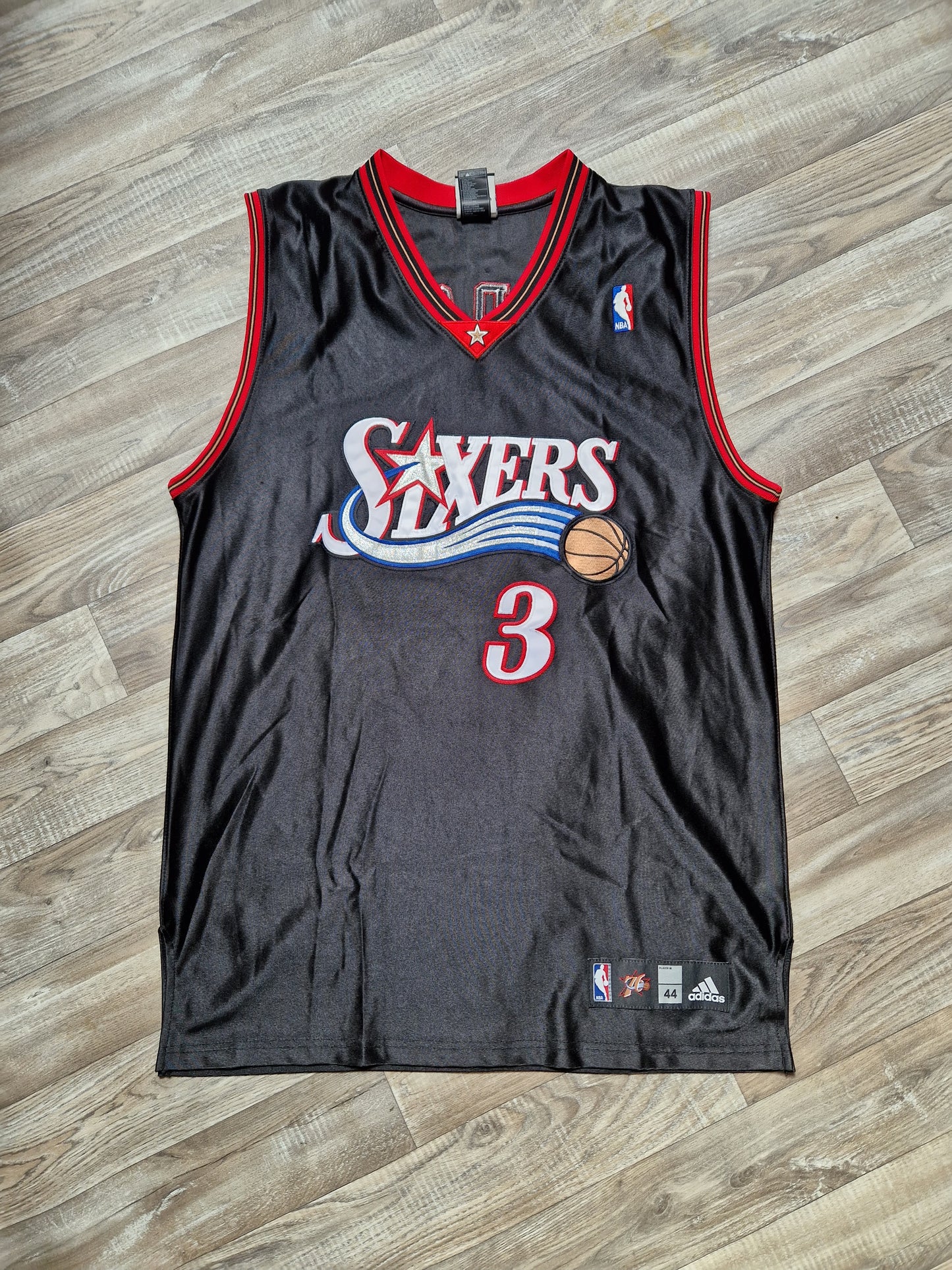 Allen Iverson Authentic Philadelphia 76ers Jersey Size Large