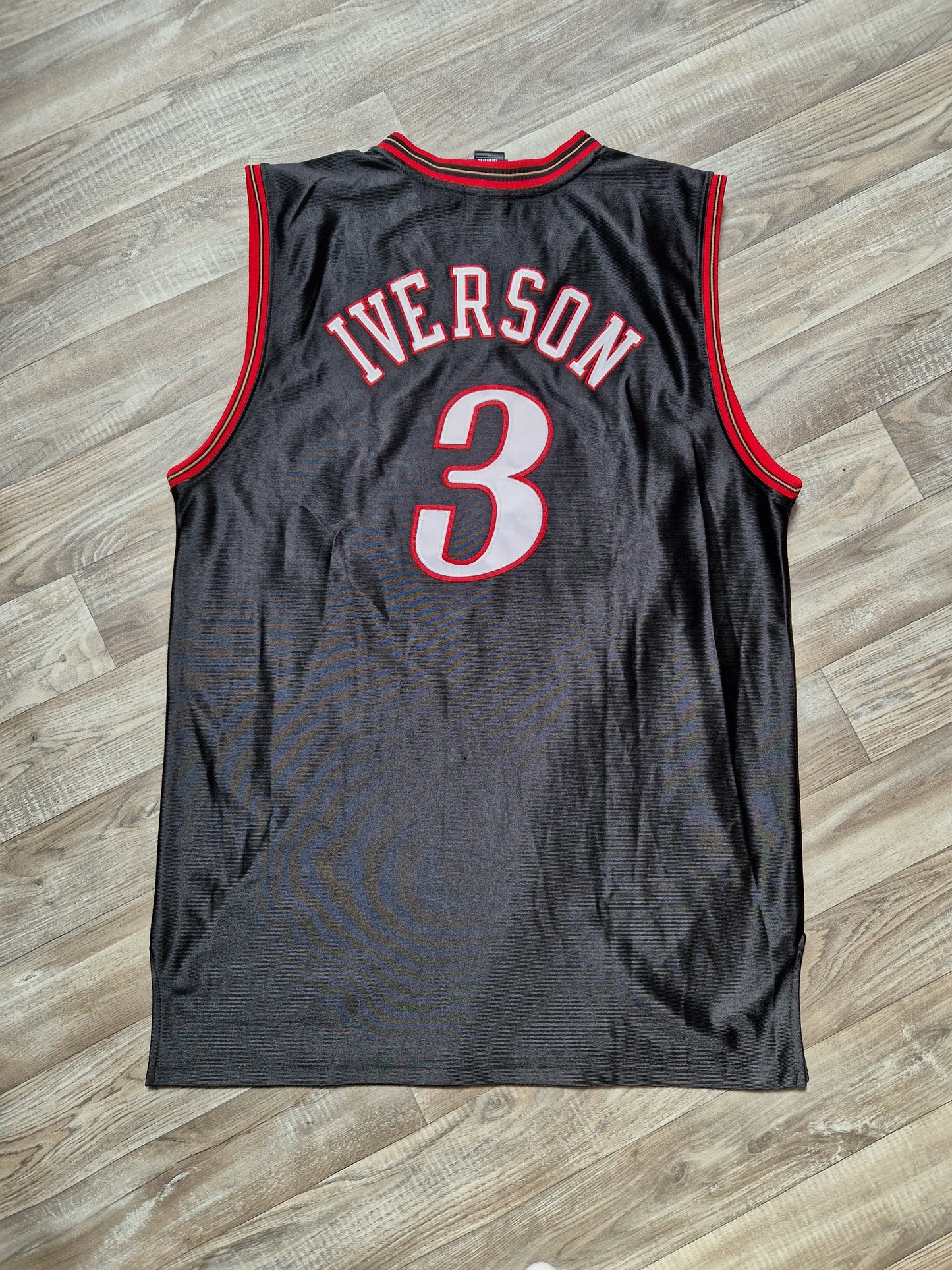 Allen Iverson Authentic Philadelphia 76ers Jersey Size Large