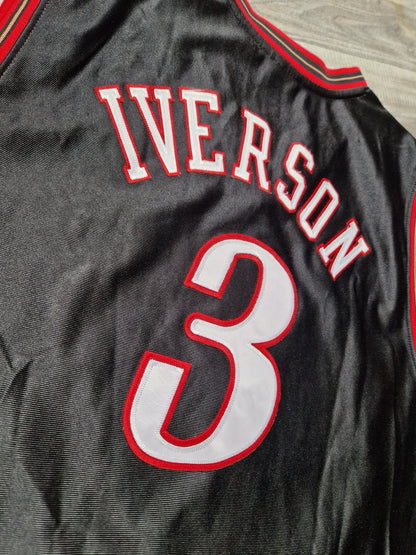 Allen Iverson Authentic Philadelphia 76ers Jersey Size Large