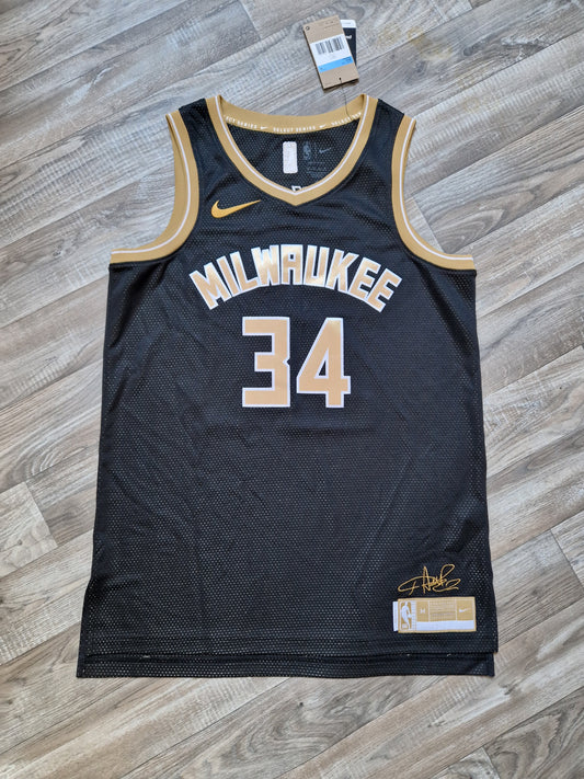 Giannis Antetokounmpo Milwaukee Bucks Jersey Size Medium