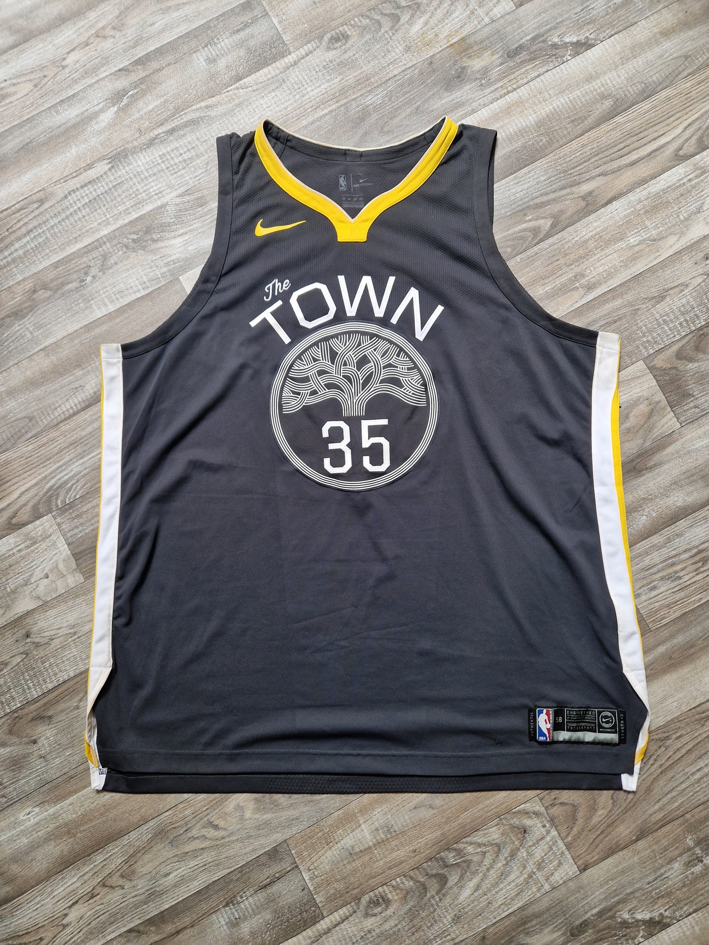 Kevin Durant Authentic Golden State Warriors Jersey Size 3XL