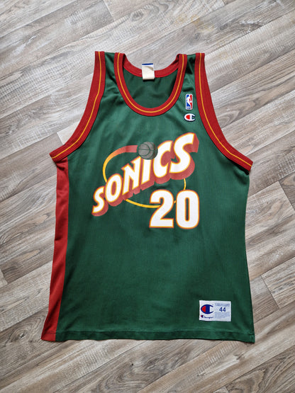 Gary Payton Seattle Supersonics Jersey Size Large