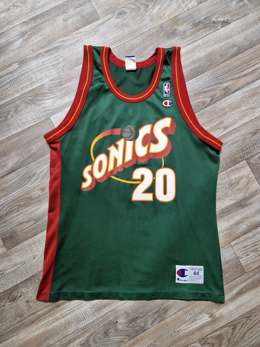 Gary Payton Seattle Supersonics Jersey Size Large