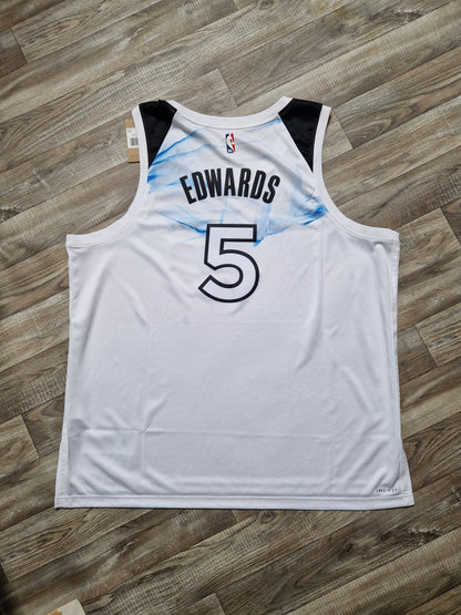 Anthony Edwards Minnesota Timberwolves Jersey Size 3XL