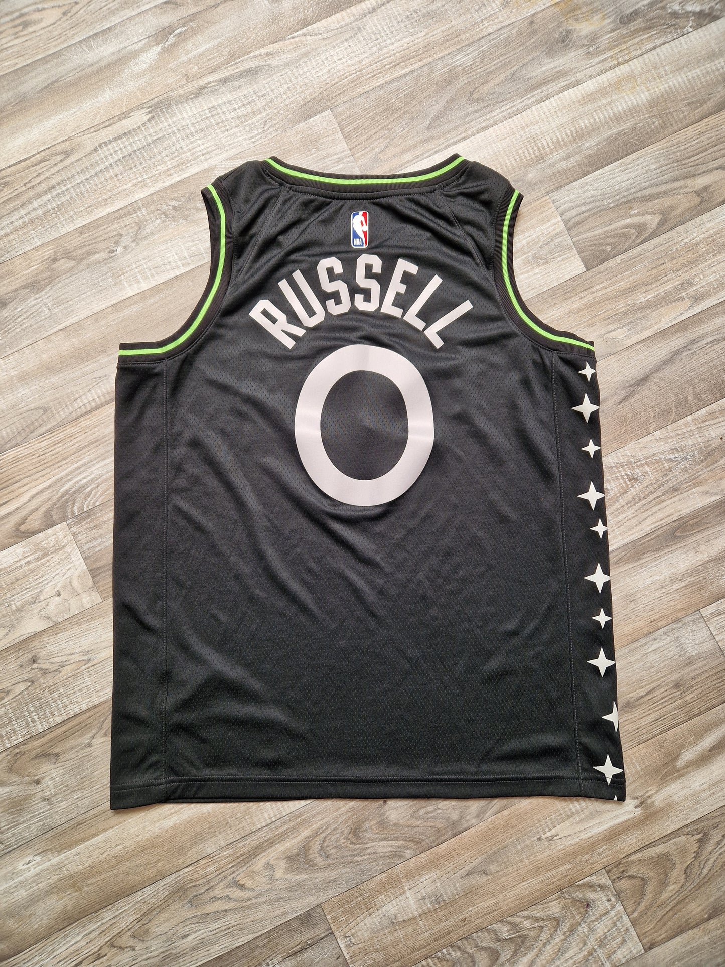 D'Angelo Russell Minnesota Timberwolves Jersey Size Large