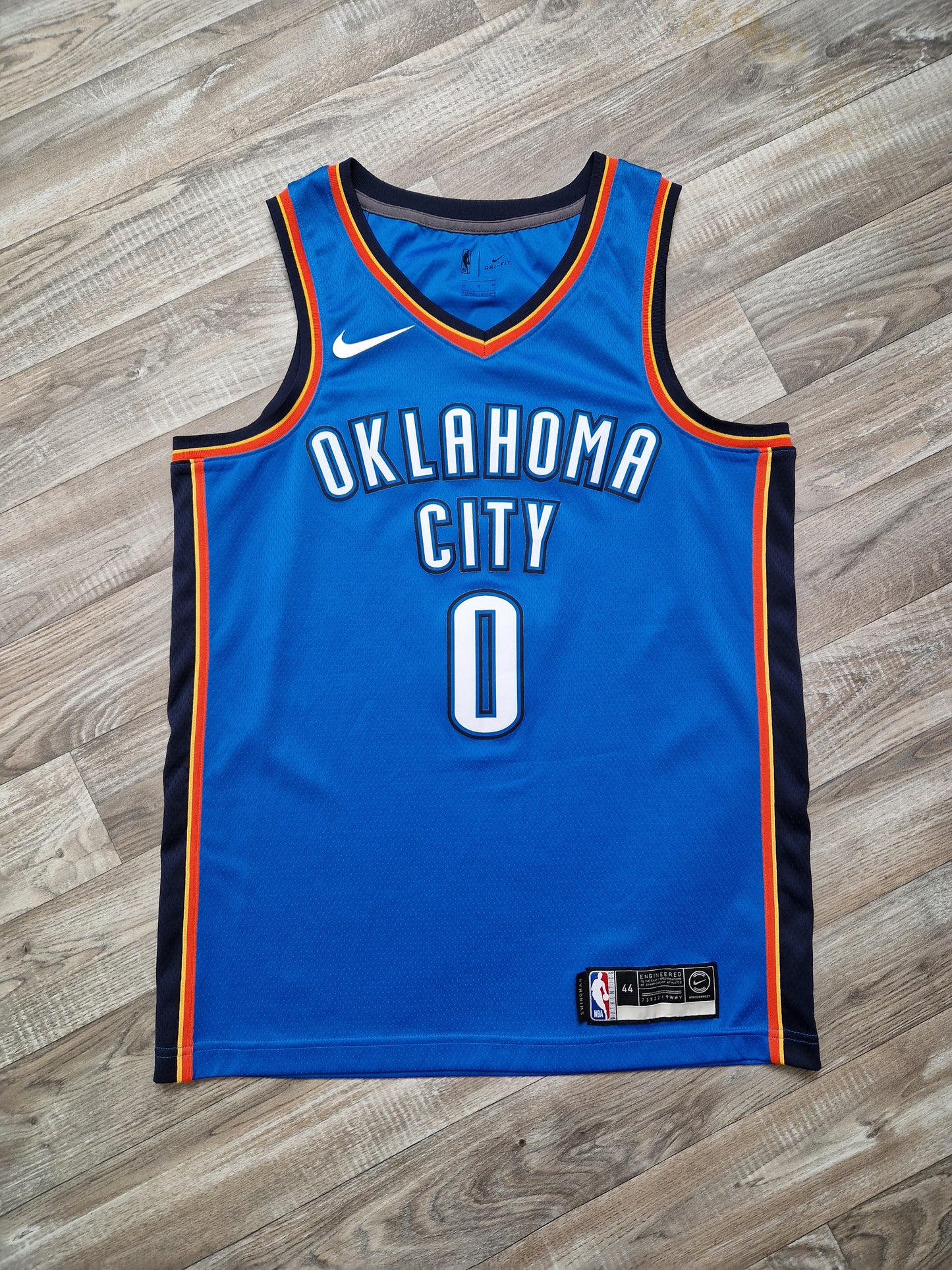 Russell Westbrook Oklahoma City Thunder Jersey Size Medium