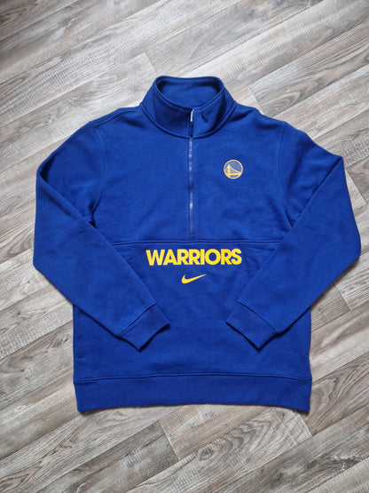 Golden State Warriors Quarter Zip Size Large